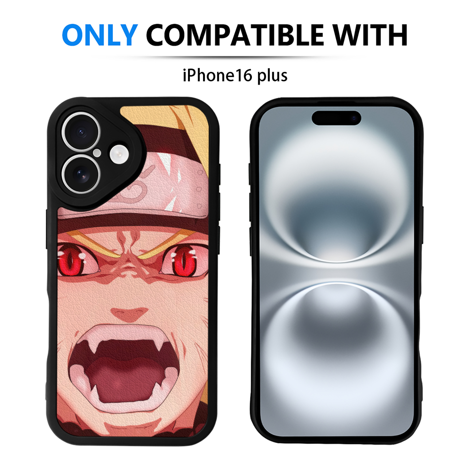（画像用） NARUTO -ナルト- NARUTO -ナルト- 疾風伝 【iPhone 16シリーズ対応】シリコンスマホケース（レザー調） 材質：シリコン